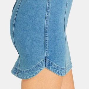 Altar’d State Sawyer Skirt- medium wash